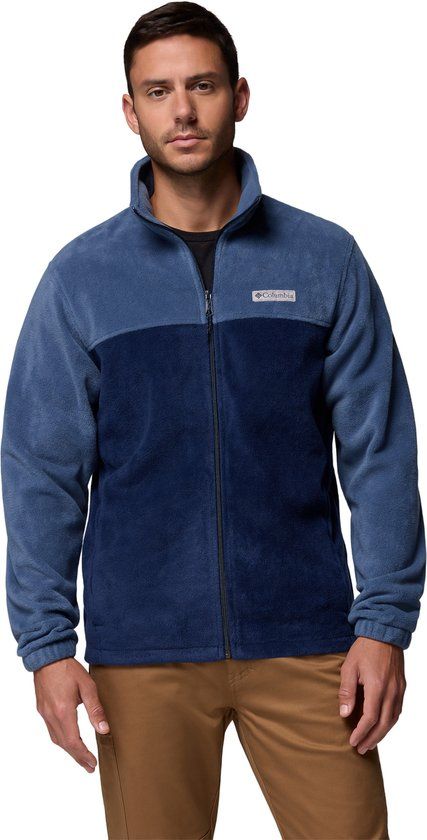 Columbia Steens Mountain™ Full Zip 2.0 Fleece Jas Heren - Fleece Jas met volledige ritssluiting - Fleece Vest - Blauw - Maat L