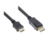 Alcasa HDMI naar DisplayPort kabel 5m Zwart