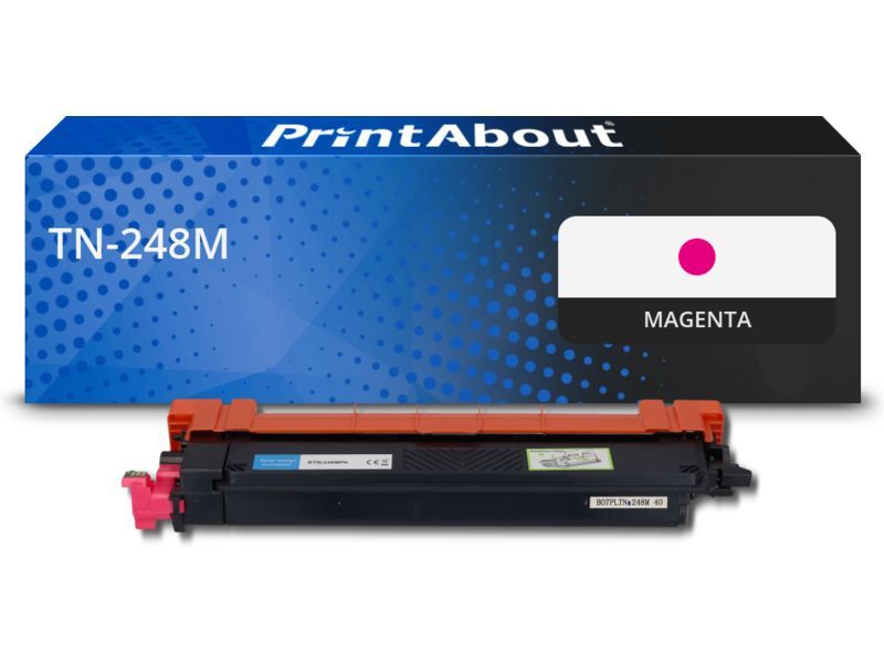 PrintAbout Toner TN-248M Magenta geschikt voor Brother