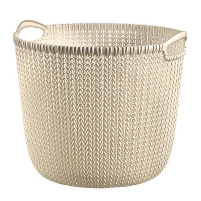 Curver Knit Wasmand - Beige - 39.5 x 38 x 33.4 cm