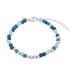 TOM TAILOR - Armband voor Dames in Roestvrij Staal - Zilverkleurig - Met Parels - Hanger in de vorm van Bollen - TT-B0024