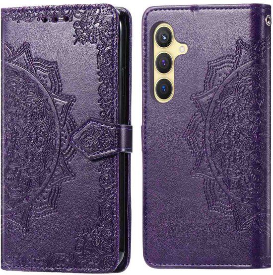 imoshion Mandala Bookcase voor de Samsung Galaxy S25 Plus - Paars