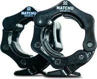 Matchu Sports - Barbell collars - Haltersluiting 50mm - Halterklemmen - Barbell - Olympic barbell - Set van 2 - Olympische maat - Zwart