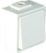 OPUS® AQUA commutateur et bouton version commutateur universel on/off, couleur blanc pur