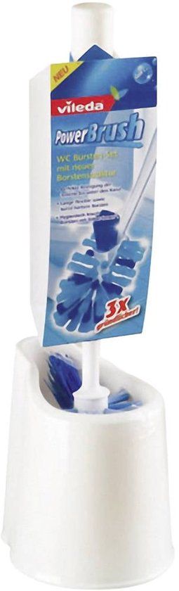 Vileda PowerBrush WC-borstel - Wit