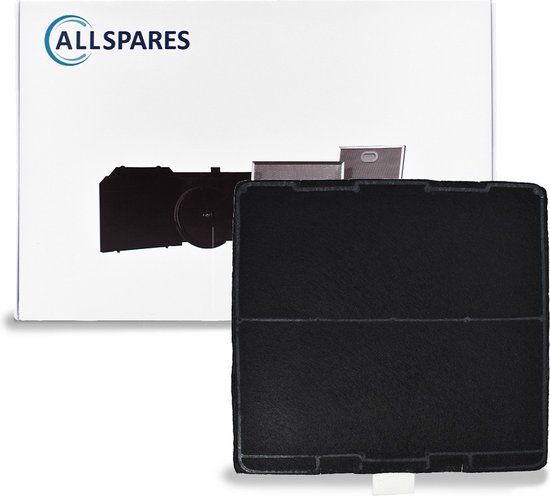 AllSpares Koolstoffilter voor afzuigkap - Geschikt voor Bosch, Siemens & Neff - 231x214x21mm