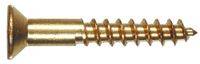 De The Hillman Group 41835 Brass Flat Head Phillips Wood Screw, 8 x 3/4-Inch, 100-Pack