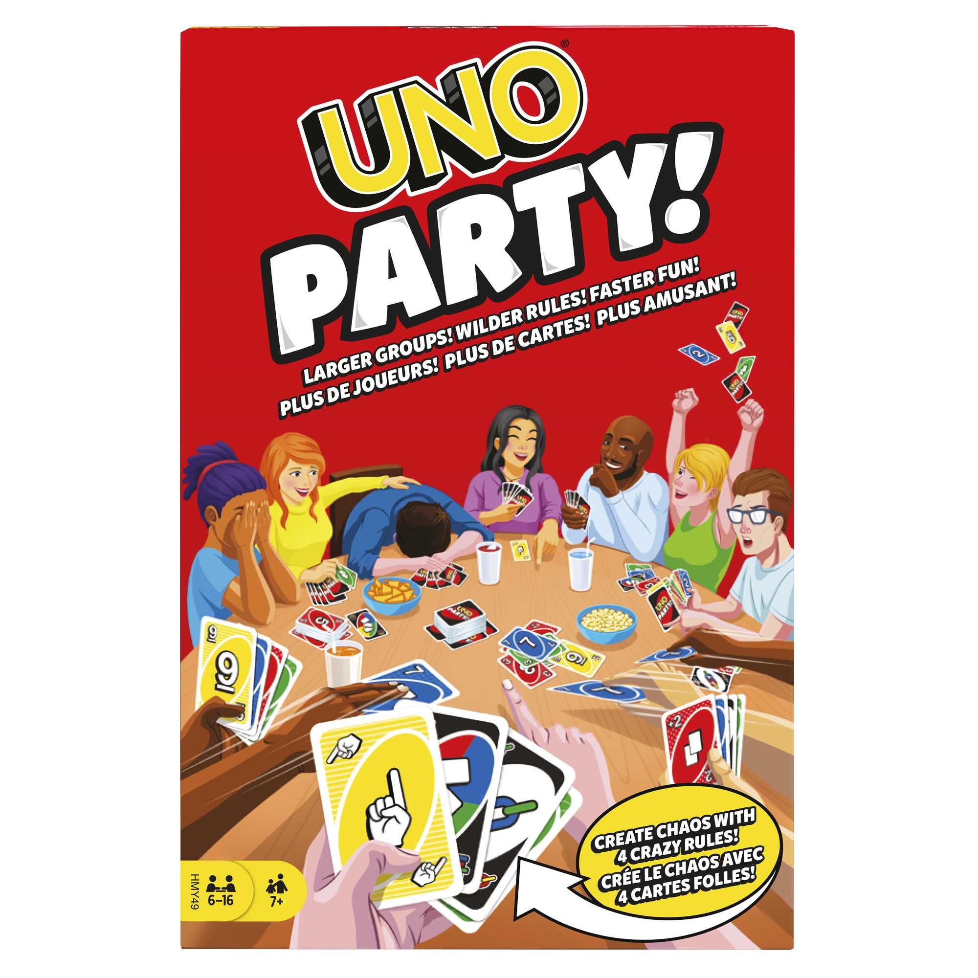 Mattel Games UNO Party - Kaartspel