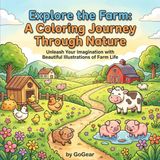 Explore the Farm: A Coloring Journey Through Nature: Cute Farm Animals, Country Scenes & Garden Adventures for Kids Ages 3–8 — Unleash Your Imagination with Beautiful Illustrations of Farm Life