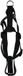 Martin VDM Martin Hondentuig Nylon Basic Zwart 25-35 cm