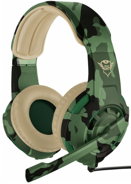 Trust GXT 310 Cammo Gaming Headset - Jungle Camouflage