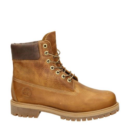 Timberland Anniversary leren veterboots cognac
