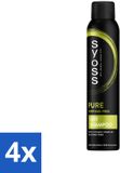 SYOSS Pure Fresh Droogshampoo - 4 x 200ml