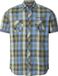 Jan Vanderstorm Chemise à manches courtes pour homme - Turquoise - Grandes tailles