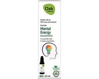 Oak Organic Pocket Roll-on Mental Energy 10ML