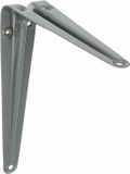 AMIG Plankdrager/planksteun van metaal - gelakt grijs - H175 x B150 mm