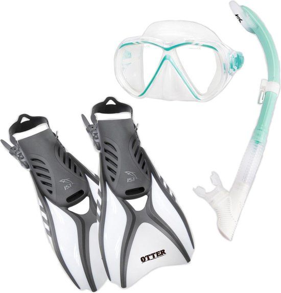 IST Sports Martinique Snorkelset - Volwassenen - Maat 35-48 - Siliconen - Mint