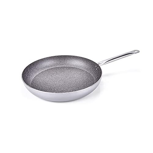 Moneta Munt Pofessional Stone pan, aluminium, zilver, 36 cm