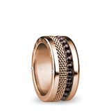 BERING Damen Ring in rosé gold glänzend - Arctic Symphony Collection mit Edelstahl - Donube