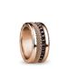 BERING Damen Ring in rosé gold glänzend - Arctic Symphony Collection mit Edelstahl - Donube