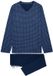 HOM Bo Pyjama set lange mouw/lange broek Navy Print mannen XL