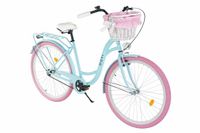 Davi Lila Stadsfiets 28 inch 1 Versnelling Blauw/Roze