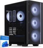 Sedatech Advanced Gaming PC ATX • Intel i5-12400F 6x 2.5GHz • Geforce RTX5070 • 32Gb RAM • 2Tb SSD M.2 • WiFi • Bluetooth, USB C • Windows 11 • Desktop computer