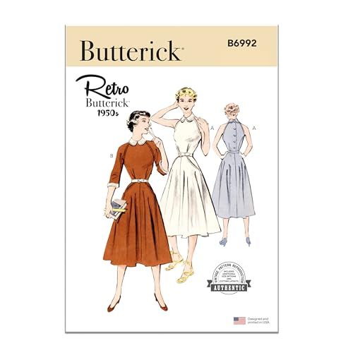 BUTTERICK B6992R5 Misses' Dress Sewing Pattern (Sizes 14-22)