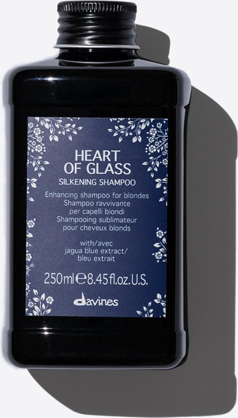 Davines Heart of Glass Silkening Shampoo 250 ml - vrouwen - Voor Geblondeerd haar