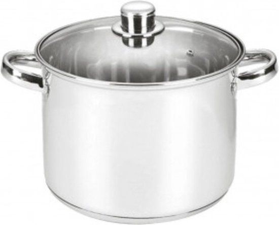 Michelino RVS Soeppan - 14 Liter - Geschikt voor Alle Warmtebronnen - Vaatwasserbestendig