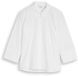 Tom Tailor Popeline blouse à manches 3/4 - Taille 46 - Blanc
