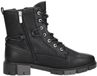 Mustang Veterschoenen Hoog - Zwart - Maat 42