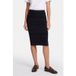 GUESS Adele Logo Chenille Jet Black A996 Midi Rok Dames Zwart