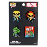 Loungefly Marvel - Wolverine 50th Anniversary Comic 4 Pack Enamel Pin Set