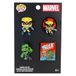Loungefly Marvel - Wolverine 50th Anniversary Comic 4 Pack Enamel Pin Set