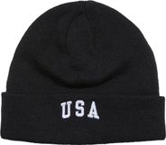 Mister Tee USA Beanie Muts Zwart