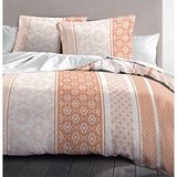 Home Linge Passion - Ethnora beddengoed, 100% katoen, oranje - 240 x 260 cm