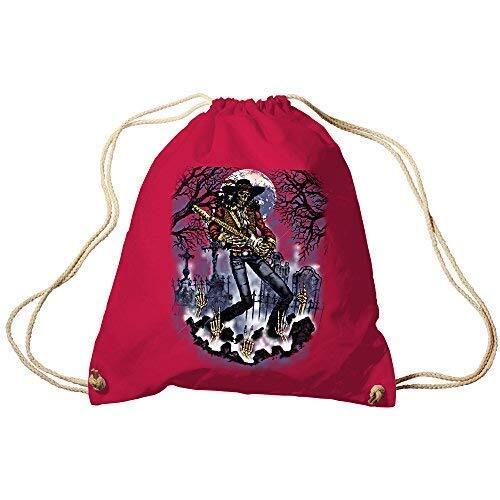 Fan-O-Menal Textilien Fan-O-Menal TB65302 Trend-Bag, sporttas, rugzak met print- Ghost Guitar