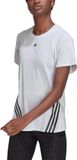 Adidas Wtr Icons 3 Stripes T-shirt Manches Courtes Blanc M Femme