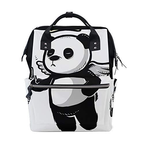 MONTOJ Panda Angel Canvas Rugzak Reiscampus Rugzak