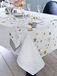 CALITEX Rechthoekig tafelkleed, polyester, wit, 150 x 250 cm