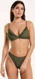 SHIWI BEAU Bikini Set - Women - Size 44 - Forest Green - Floral