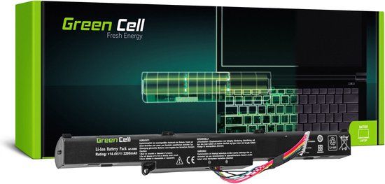 GREEN CELL Batterij voor Asus A41-X550E F550D F550DP F750L / 14,4V 2200mAh