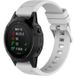 Garmin Bracelet silicone brillant Fenix 9 Pro - 43mm (blanc)