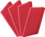 Merkloos Notitieboekje A5 - Rood - Hardcover - 100 Pagina's - Met Elastiek