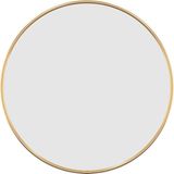 vidaXL Wandspiegel rond Ø40 cm goudkleurig