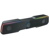 Alpha Omega Players Alpha Omega Spelers Alfes Verlicht 2.0 Draadloze Gaming Stereo Sound Bar Zwart
