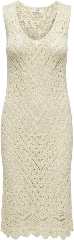 Jacqueline de Yong JDYSUN S/L V-NECK DRESS KNT NOOS - Tapioca - XL