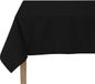 Coucke Effen katoenen tafelkleed, behandeld met Teflon, Cambrai, Made in France, Zwart, 240 cm