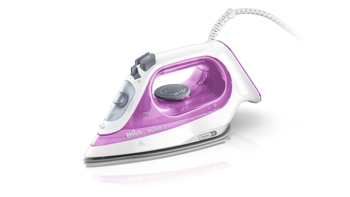 Braun TexStyle 3 SI 3031 PU Stoomstrijkijzer - Keramische zoolplaat - 2300W